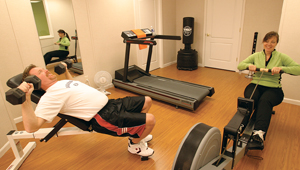 installing a basement fitness center in Macomb