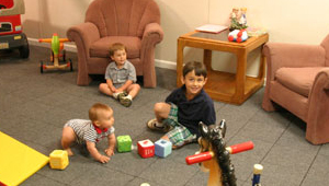 A complete finished basement system for the kids in a Peoria home