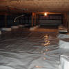 A very large, sealed, and waterproofed crawl space in Peoria.