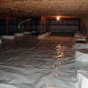 A very large, sealed, and waterproofed crawl space in Peoria.
