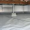 a sealed, encapsulated crawl space with structural repairs present in Carthage.