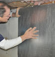 installation steps for crawl space insulation in a crawl space in Hamilton