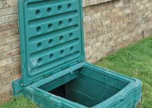 lockable crawl space access door installed in Kirksville