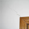 wall cracks along a doorway in a Hamilton home.
