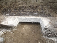 Preparing the foundation footing for a home foundation repair in Kahoka