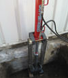 Quincy foundation with settlement issues being lifted by push piers that were installed by our contractors