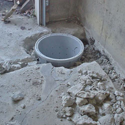 Placing a sump pit in a Memphis home
