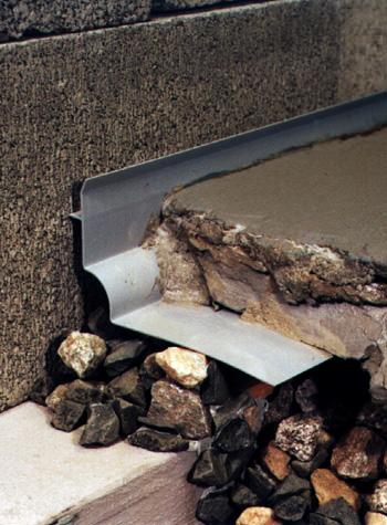 below foundation slab drain system for installing a French drain in Keosauqua
