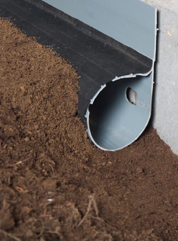 crawl space drain system installed in Keosauqua