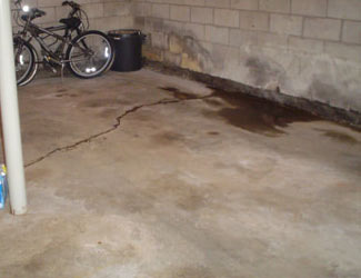 basement floor crack repair system in Illinois, Iowa, and Missouri