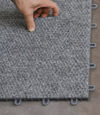 Interlocking carpeted floor tiles available in Fairfield, Illinois, Iowa, and Missouri