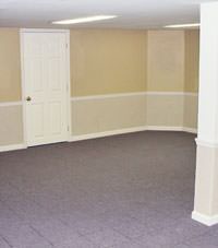 Plastic 20-mil vapor barrier for dirt basements, West Burlington, Illinois, Iowa, and Missouri installation